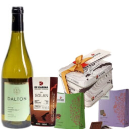 מארז שוקולד ויין דלתון