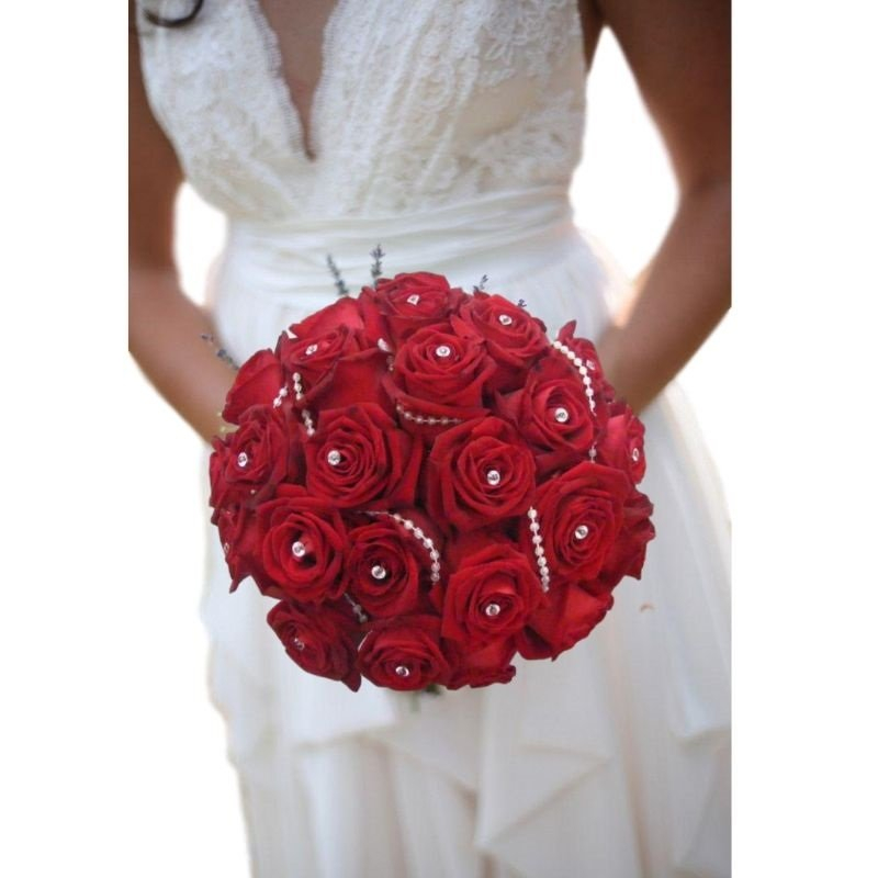 זר כלה Red Roses