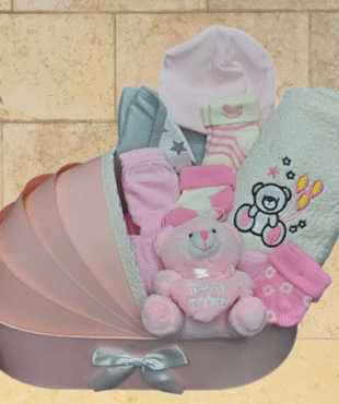מארז לידה עריסה לתינוקת