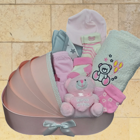 מארז לידה עריסה לתינוקת