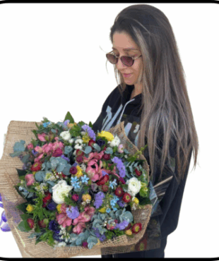 זר בוקט פרחי חורף