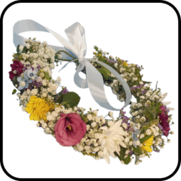 זר לראש צבעוני