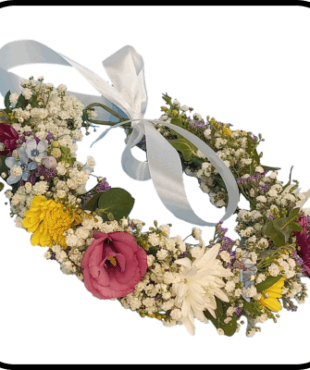 זר לראש צבעוני