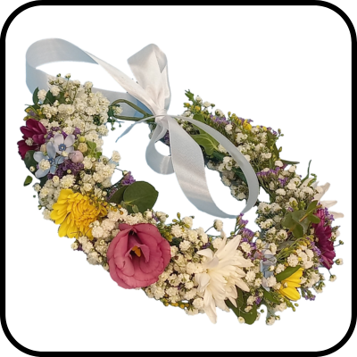 זר לראש צבעוני