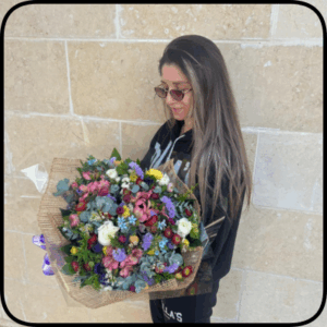 זר בוקט פרחי חורף