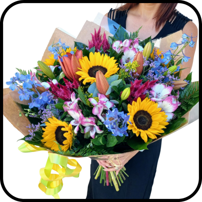 זר פרחים אקלקטי - דניאל