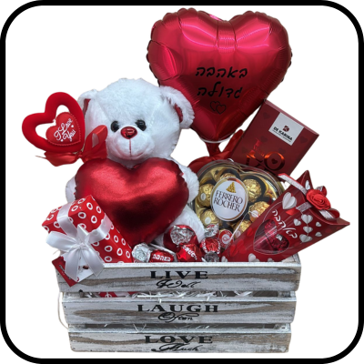 מארז עץ גבוה אירוסים