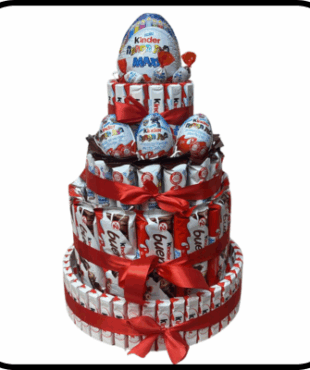 4 קומות מגדל קינדר ביצה ענקית