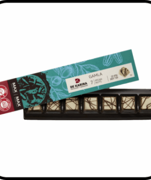 שוקולד פרלינים גמלא לבן שברי פקאן