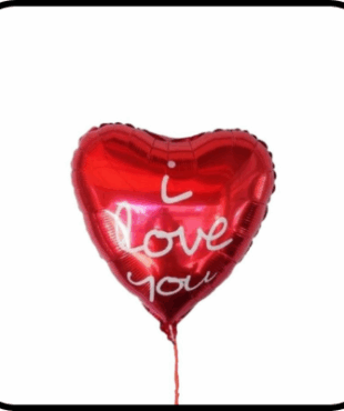 בלון לב אהבה הליום
